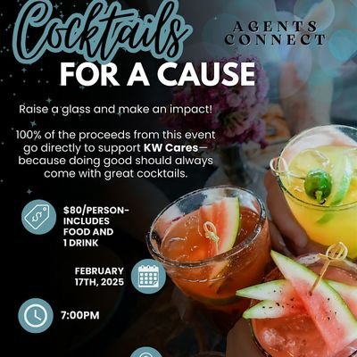 Cocktails for a Cause- Agents Connect