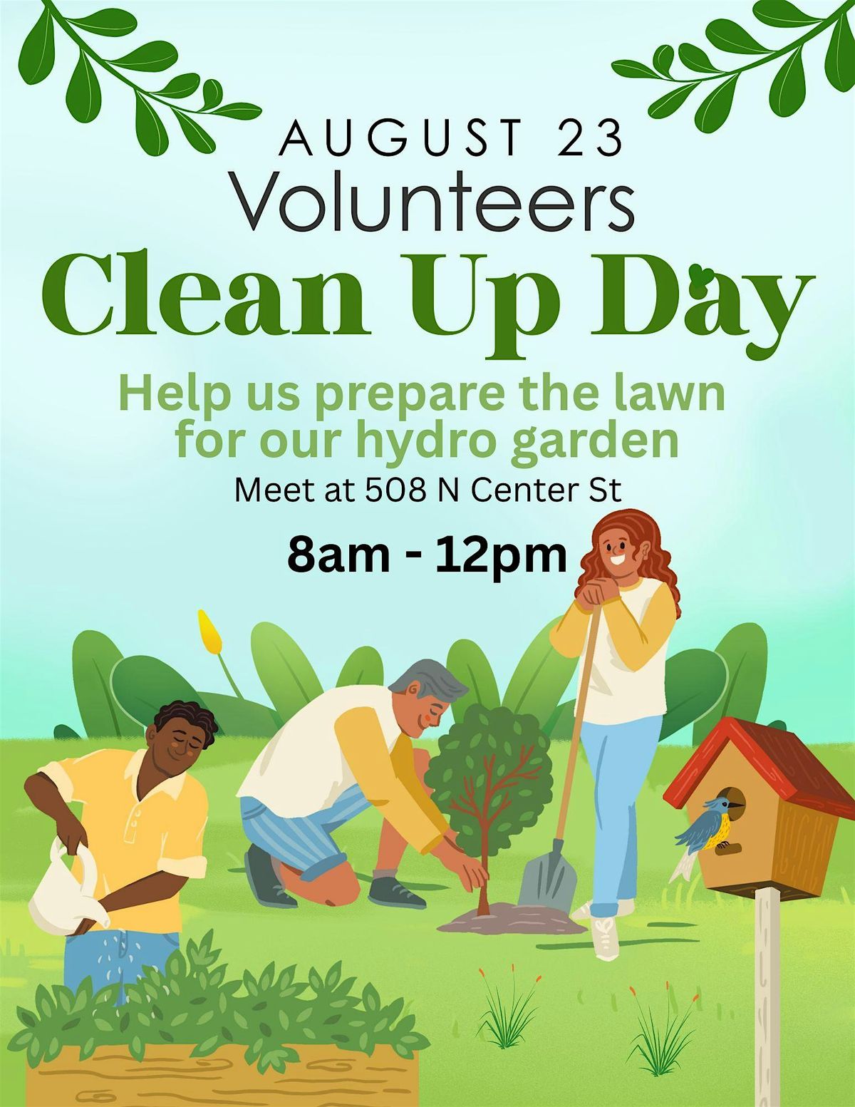 Volunteer cleanup day