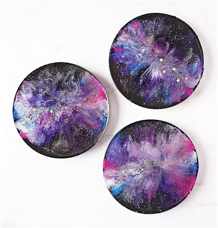 Galaxy Resin Coasters- Mapunapuna