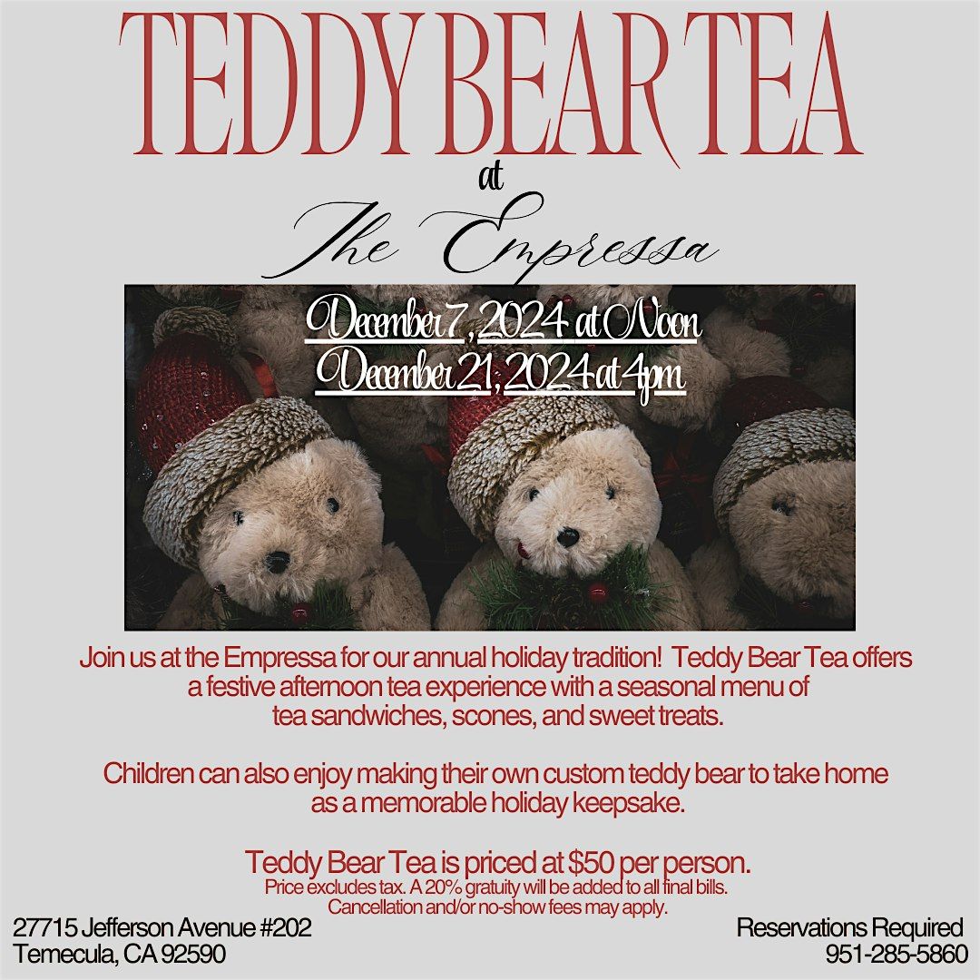 TEDDY BEAR TEA