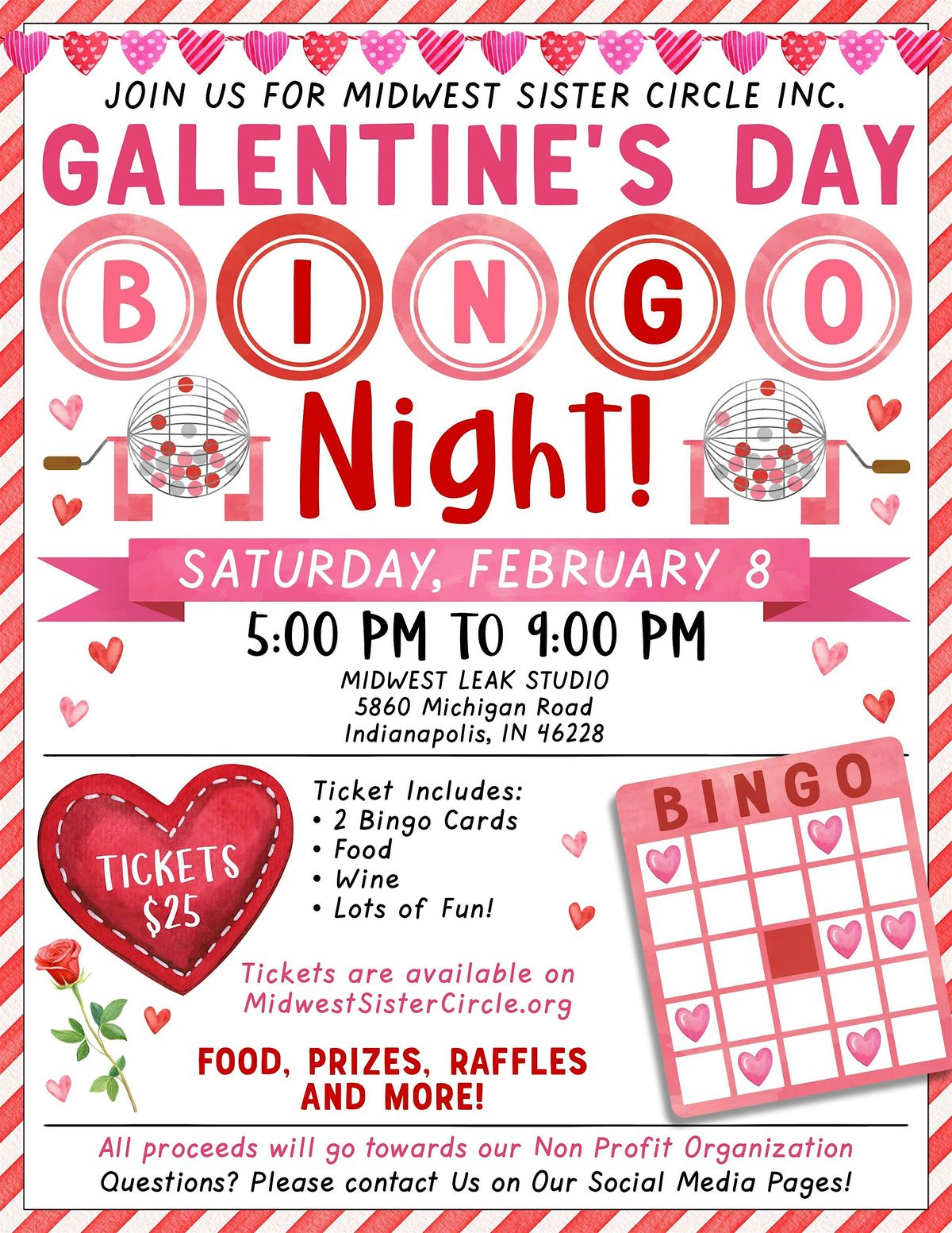 Galentine\u2019s Day Bingo Night