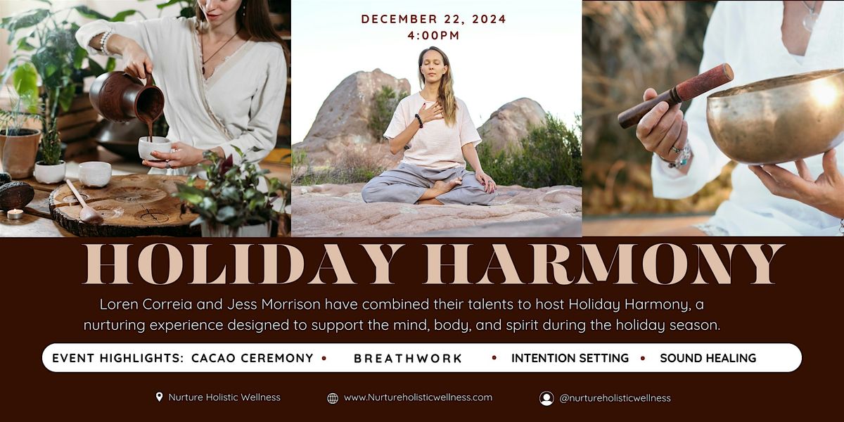 Holiday Harmony: cacao, breath & sound ceremony