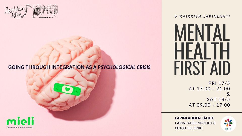Mental Health First Aid 1\u00ae -course
