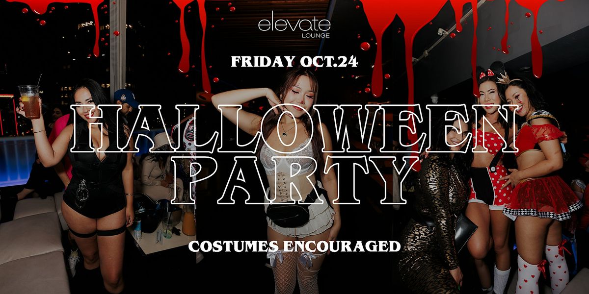 HALLOWEEN COSTUME ROOFTOP PARTY @ ELEVATE LOUNGE DTLA