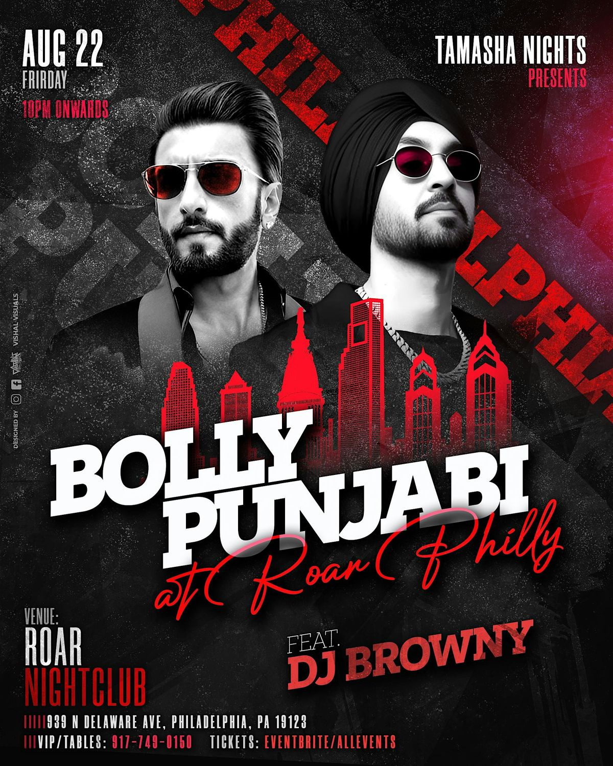 PHILLY BOLLYWOOD-BHANGRA BASH WITH BROWNY @ROAR NIGHTCLUB
