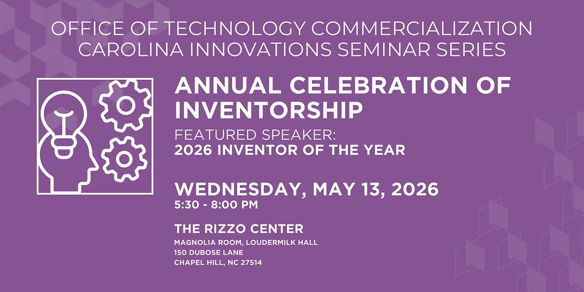 OTC Seminar Series: Annual Celebration of Inventorship