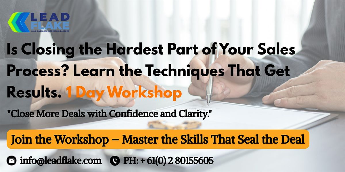 Practical Sales Skills Techniques Workshop in Petaling Jaya