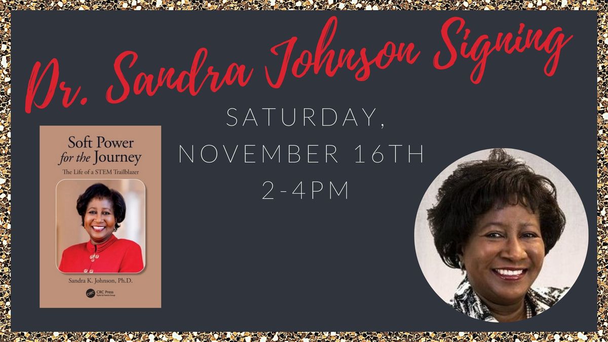 Dr. Sandra Johnson Signing