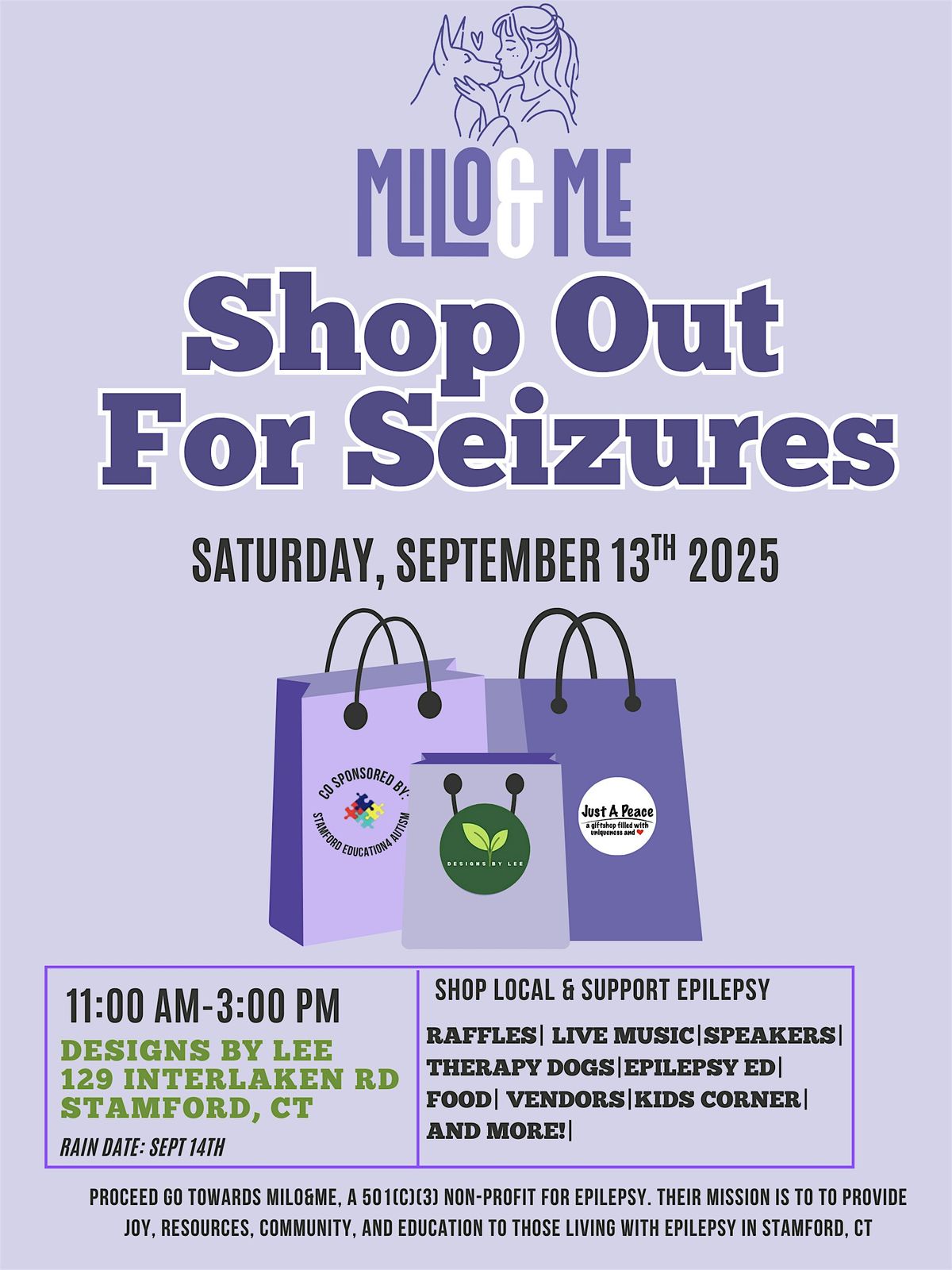 2ND ANNUAL SHOP OUT FOR SEIZURES