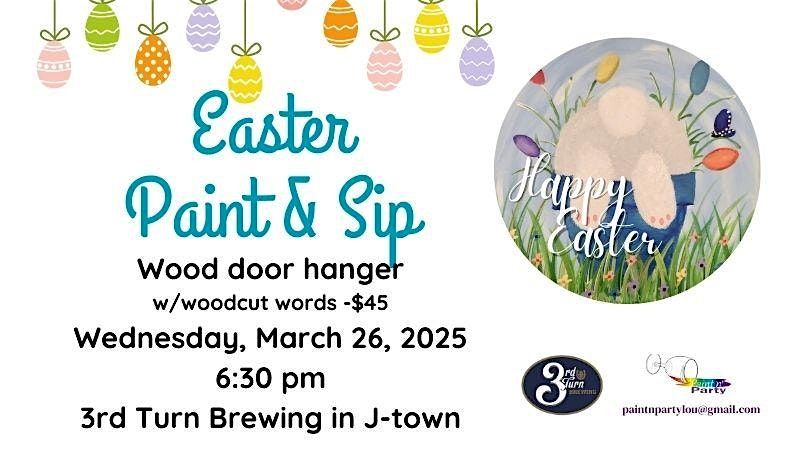 Easter Paint and Sip