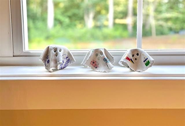 Tea Light Decoupage Ghost