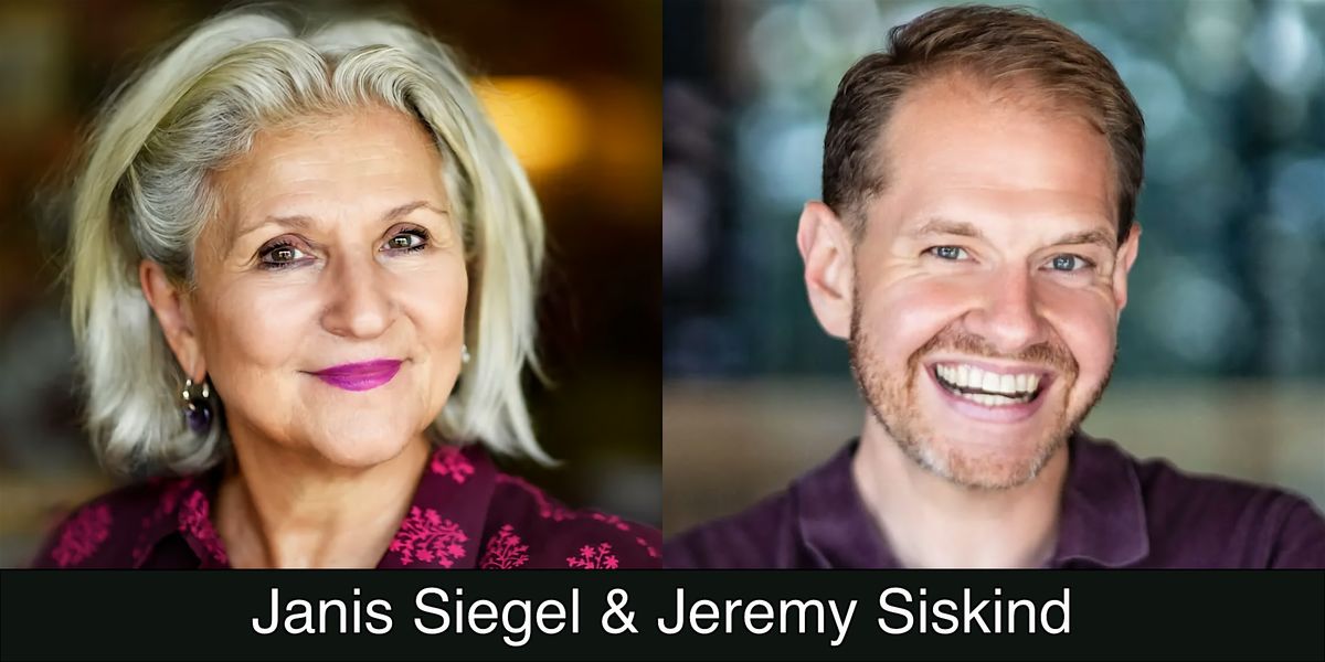 JazzVox House Concert: Janis Siegel & Jeremy Siskind (Tacoma: Duea)