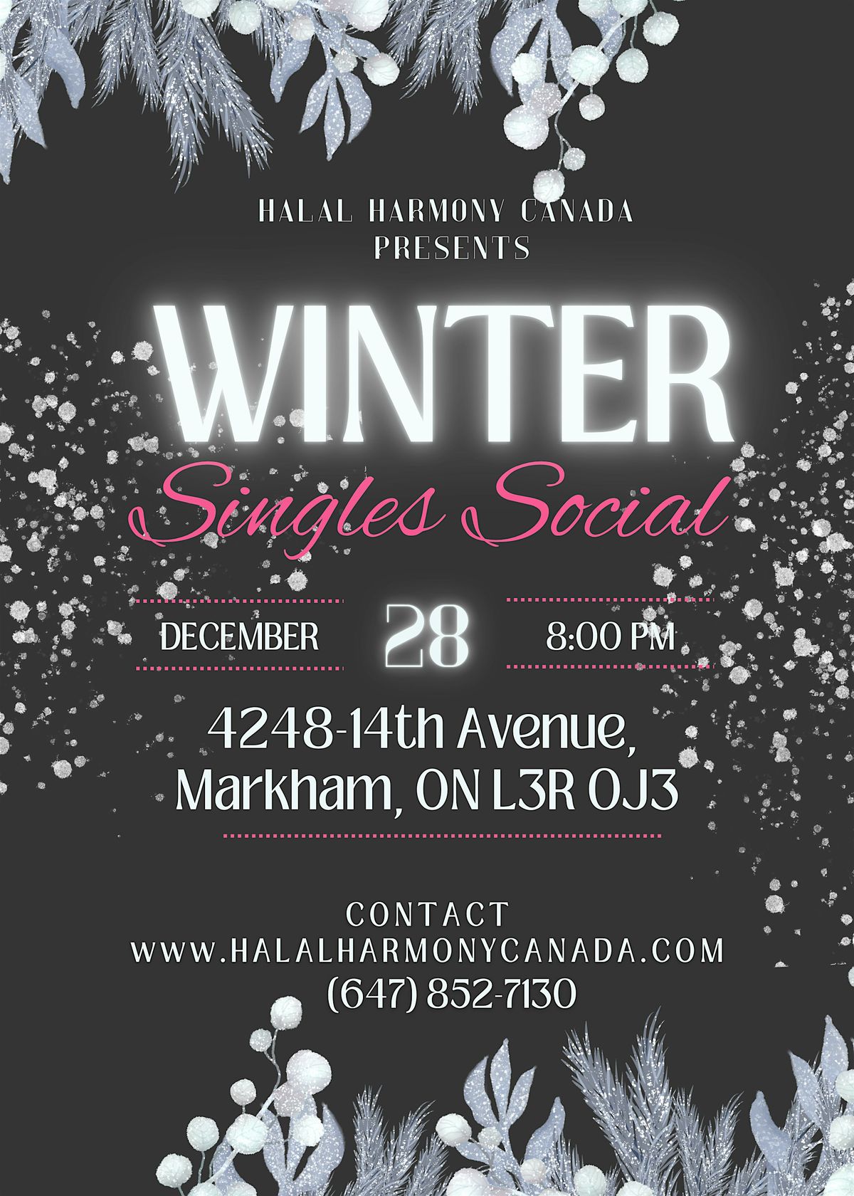 Muslim Winter Singles Social