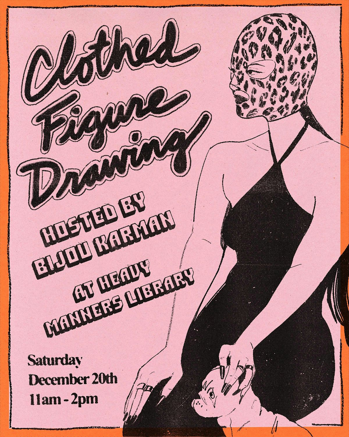 Clothed Figure Drawing at Heavy Manners Hosted by Bijou Karman (12\/20)