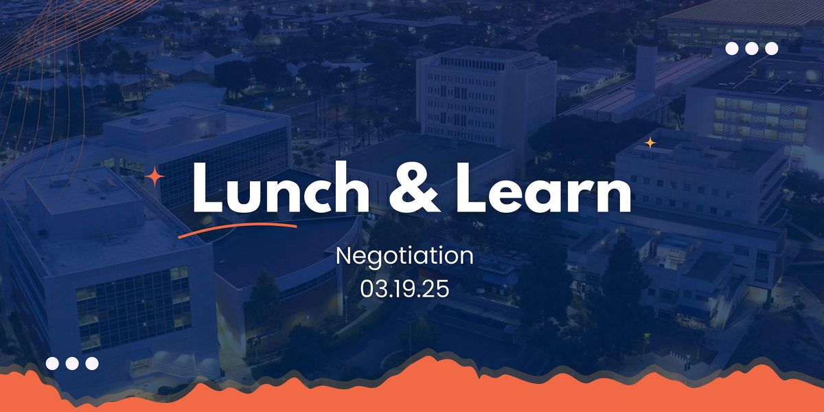 Lunch & Learn Event: Negotiation