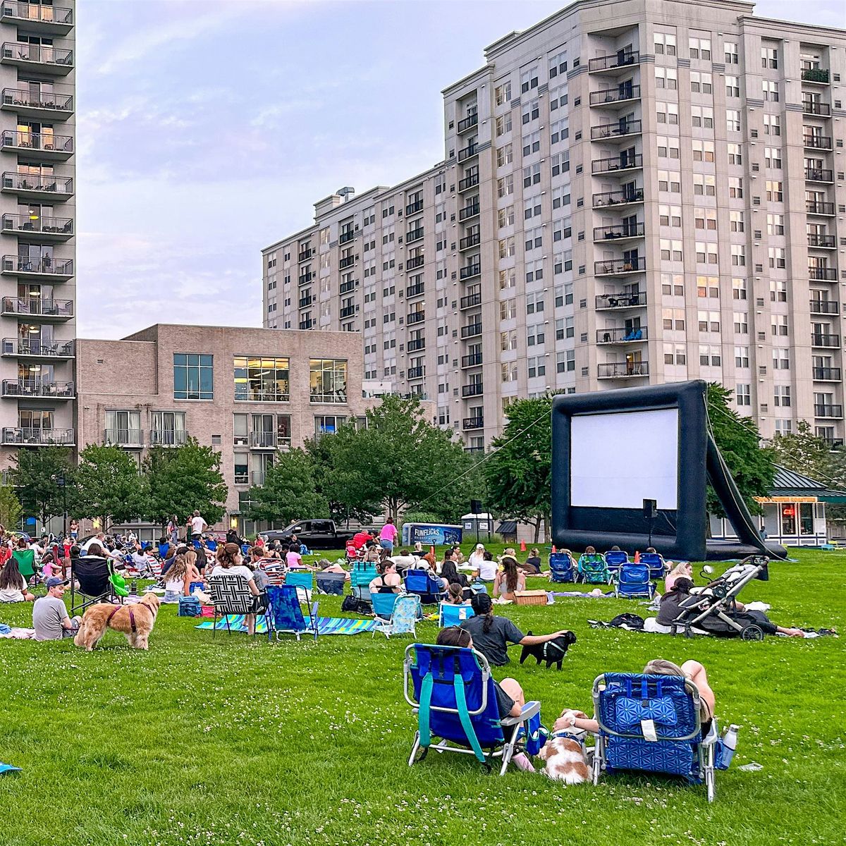 Enjoy a Movie in Commons Park