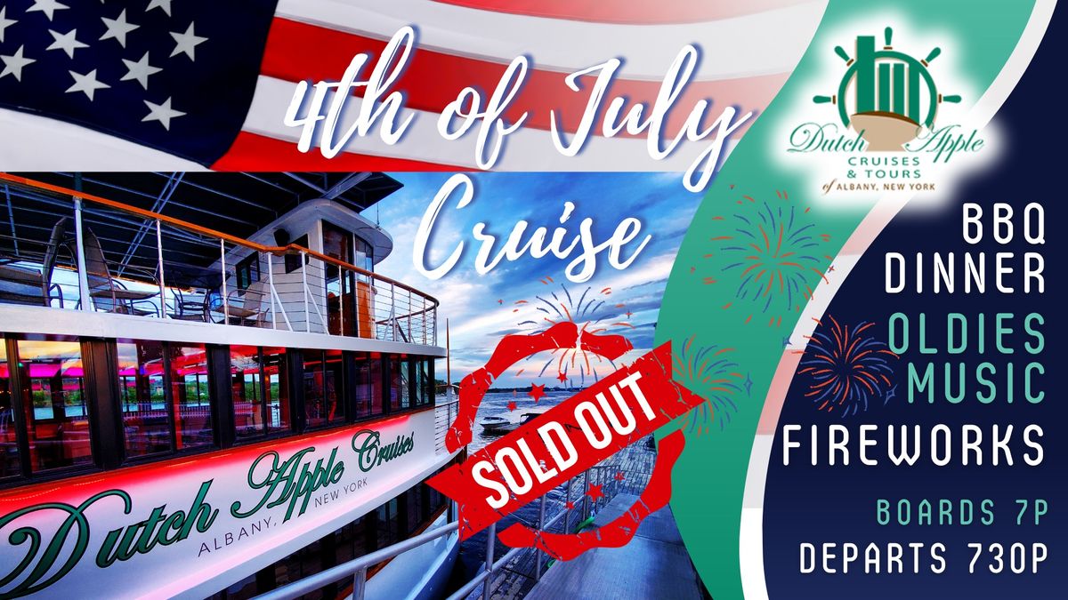 4th of July Fireworks Dutch Apple BBQ Dinner Cruise