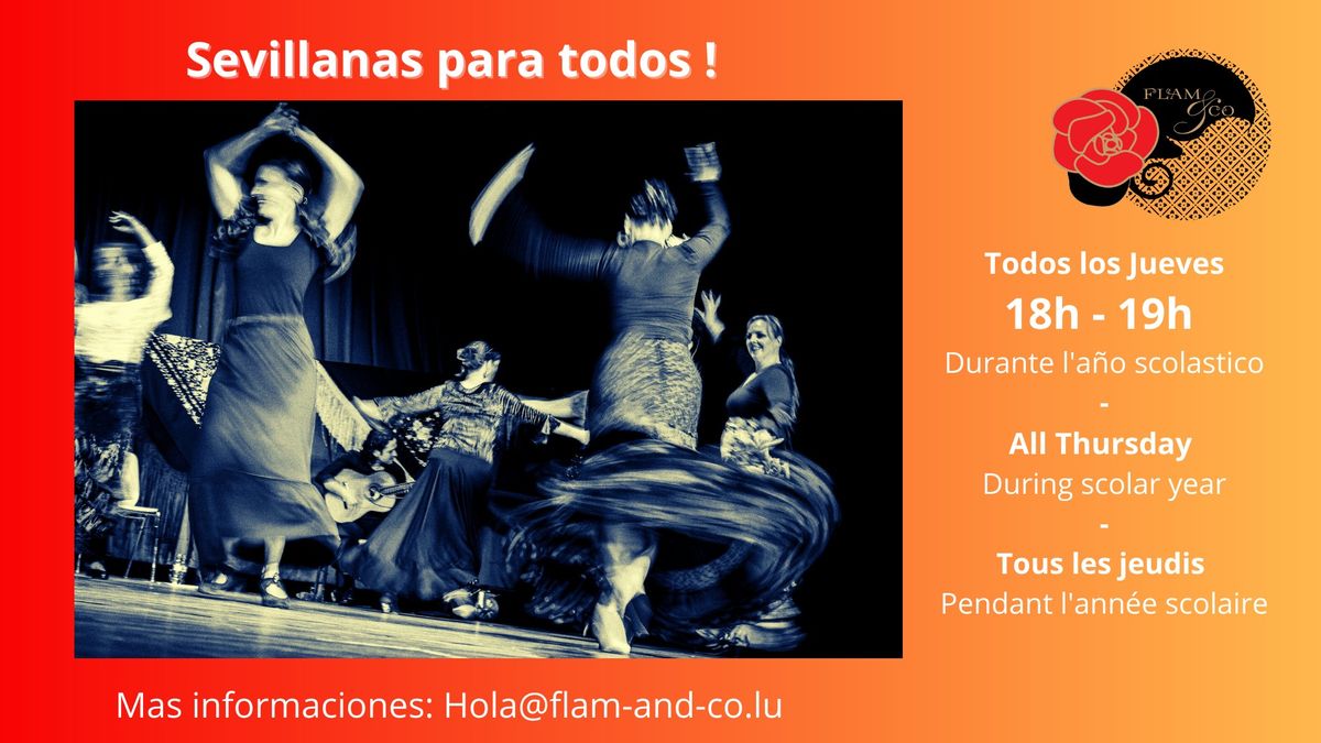 Flamenco dance : Sevillanas para todos !