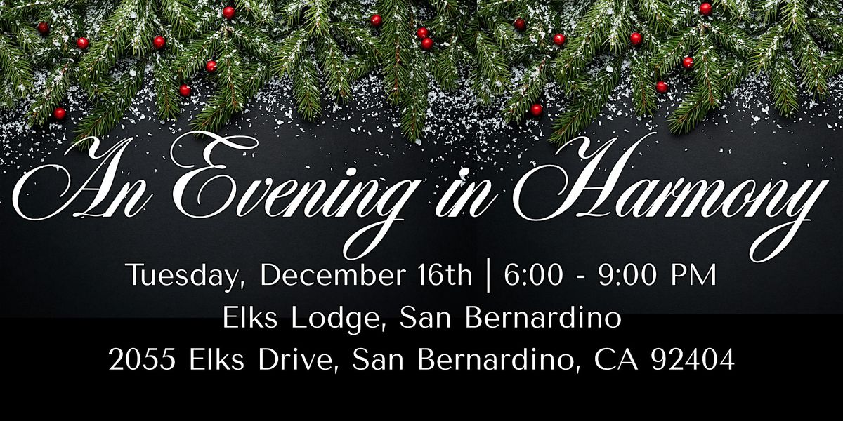 An Evening in Harmony benefiting Symphonie Jeunesse