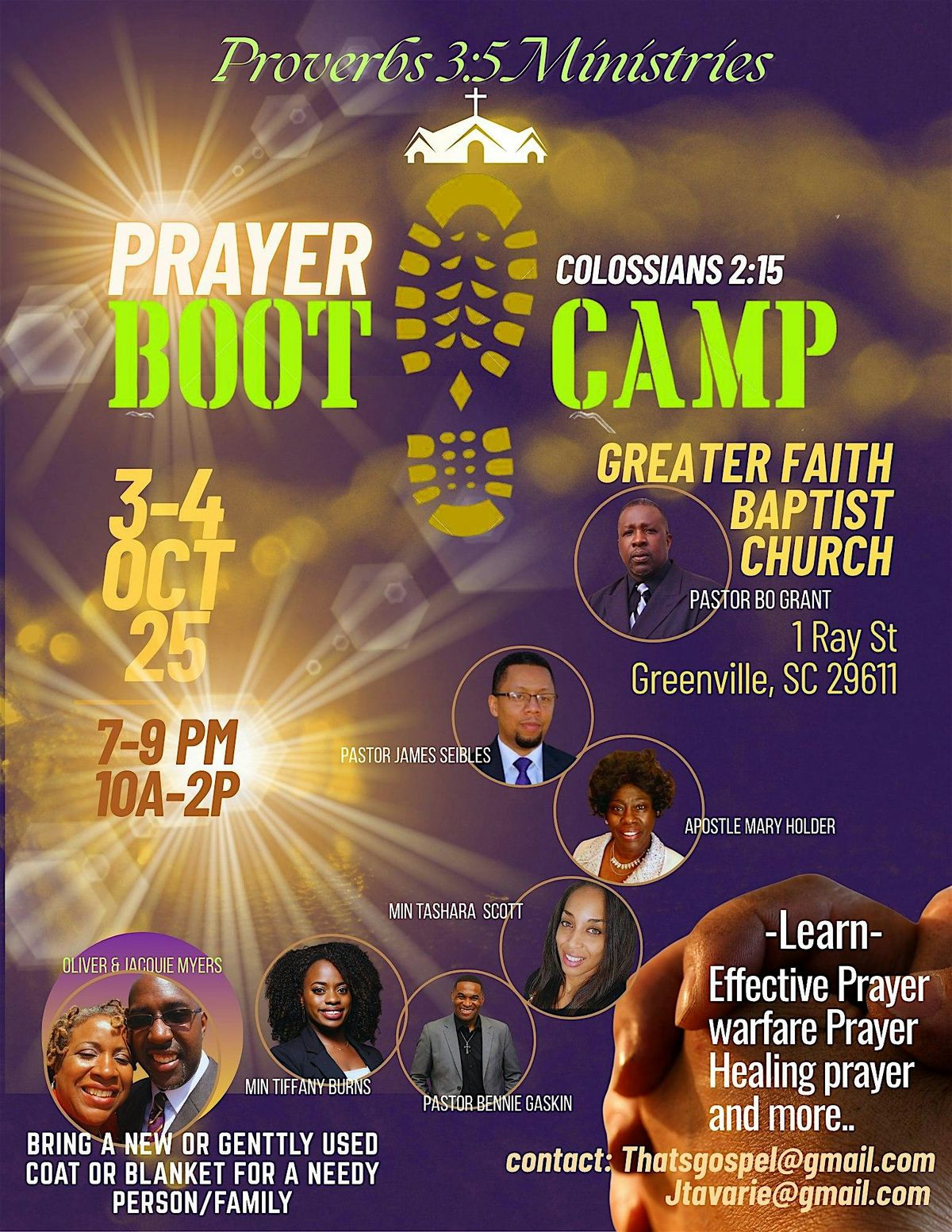 Prayer Boot Camp