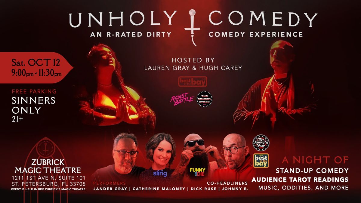 Unholy Comedy Show - A Night of Stand-Up Comedy, Audience Tarot Readings and more At Unholy Theater