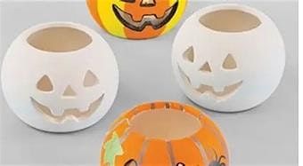 Holiday Club - Crafty Fingers - Halloween Ceramic Pottery Painting