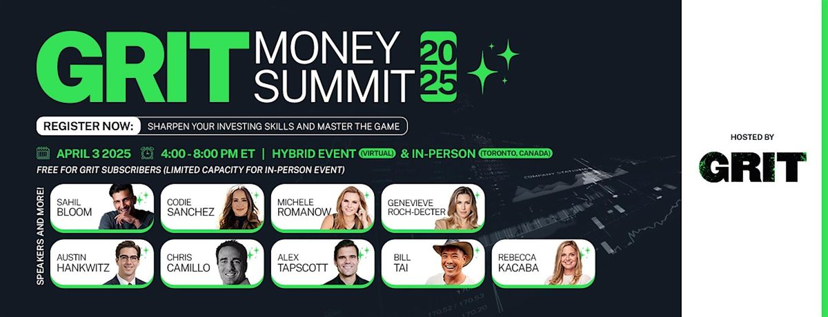 GRIT MONEY SUMMIT 2025 - IN PERSON