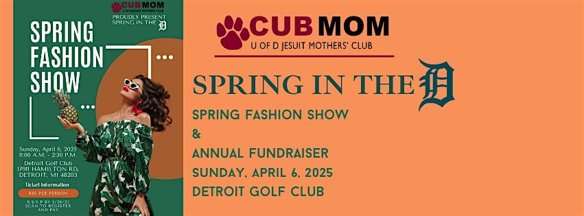 UDJ Mothers'  Club - Spring Fashion Show Fundraiser