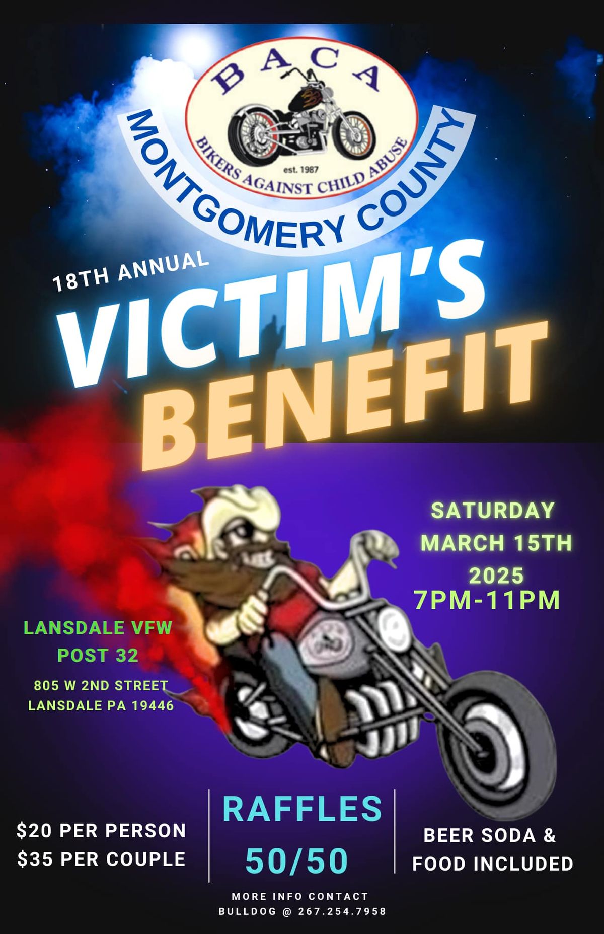 BACA MontCo\u2019s 18th Annual Victim\u2019s Benefit 