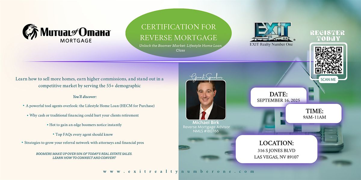 Certification for Reverse Mortgage