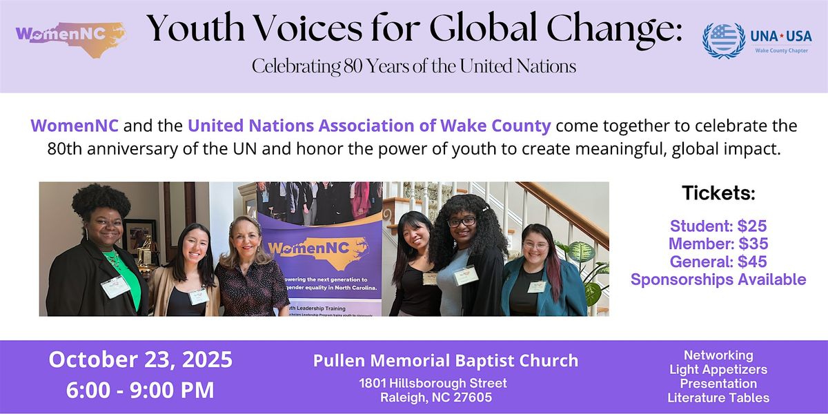 Youth Voices for Global Change: Celebrating 80 Years of the United Nations