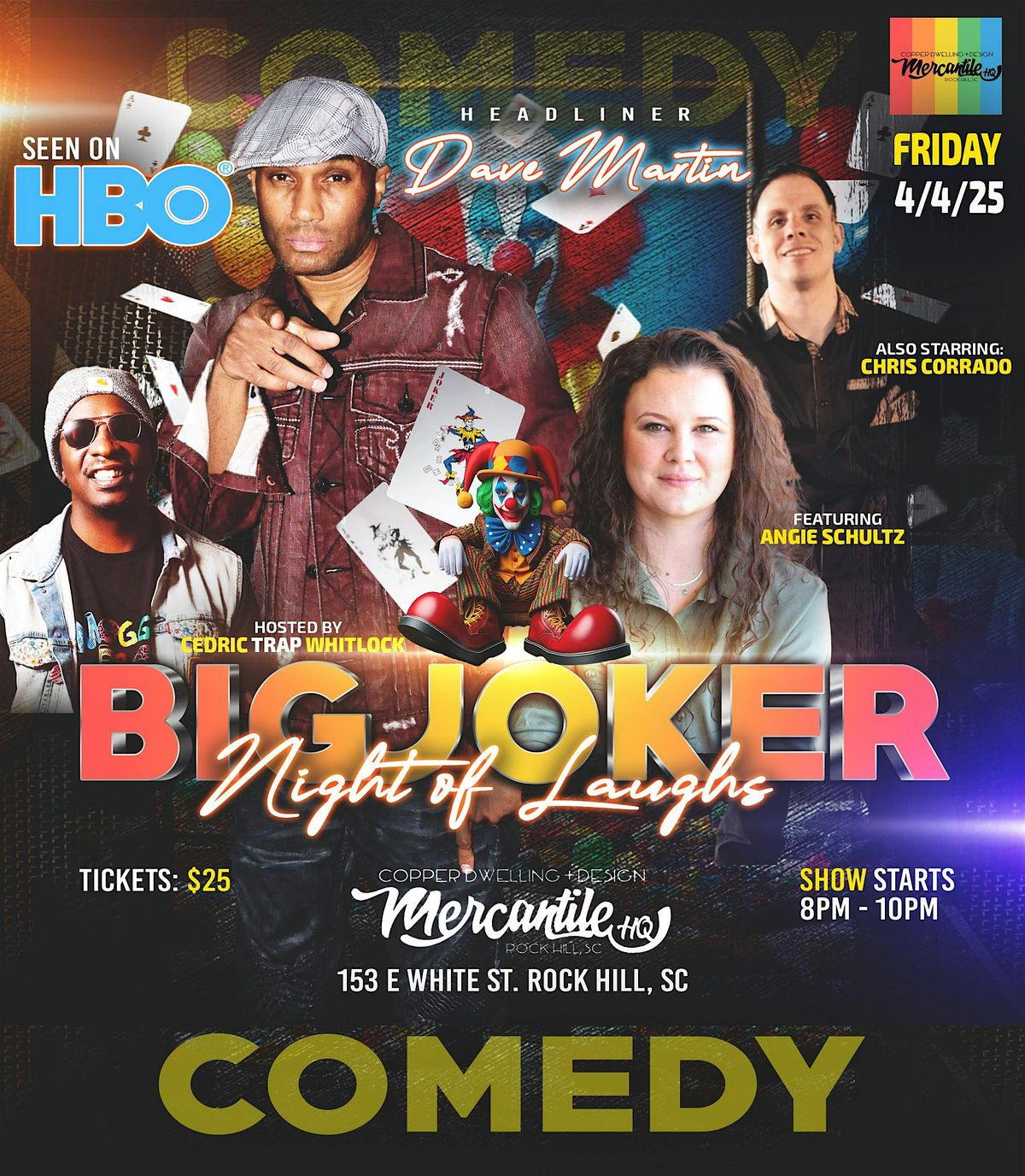 Big Joker Night of Laughs @ The Mercantile: 4\/4\/25