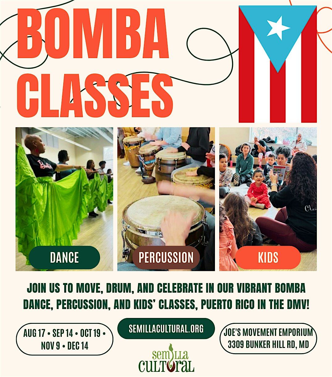 Semillitas: Puerto Rican Bomba Kids: DC Metro