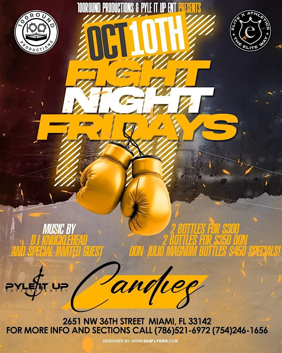 Fight Night Fridays