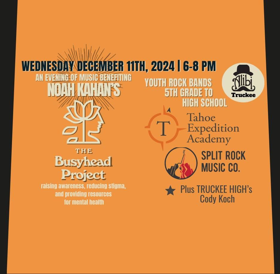 Kids Rock Bands benefiting Noah Kahan's Busyhead Project