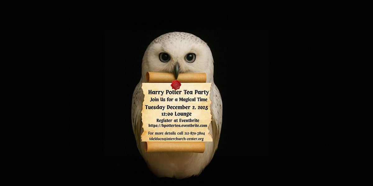 Harry Potter Tea Party