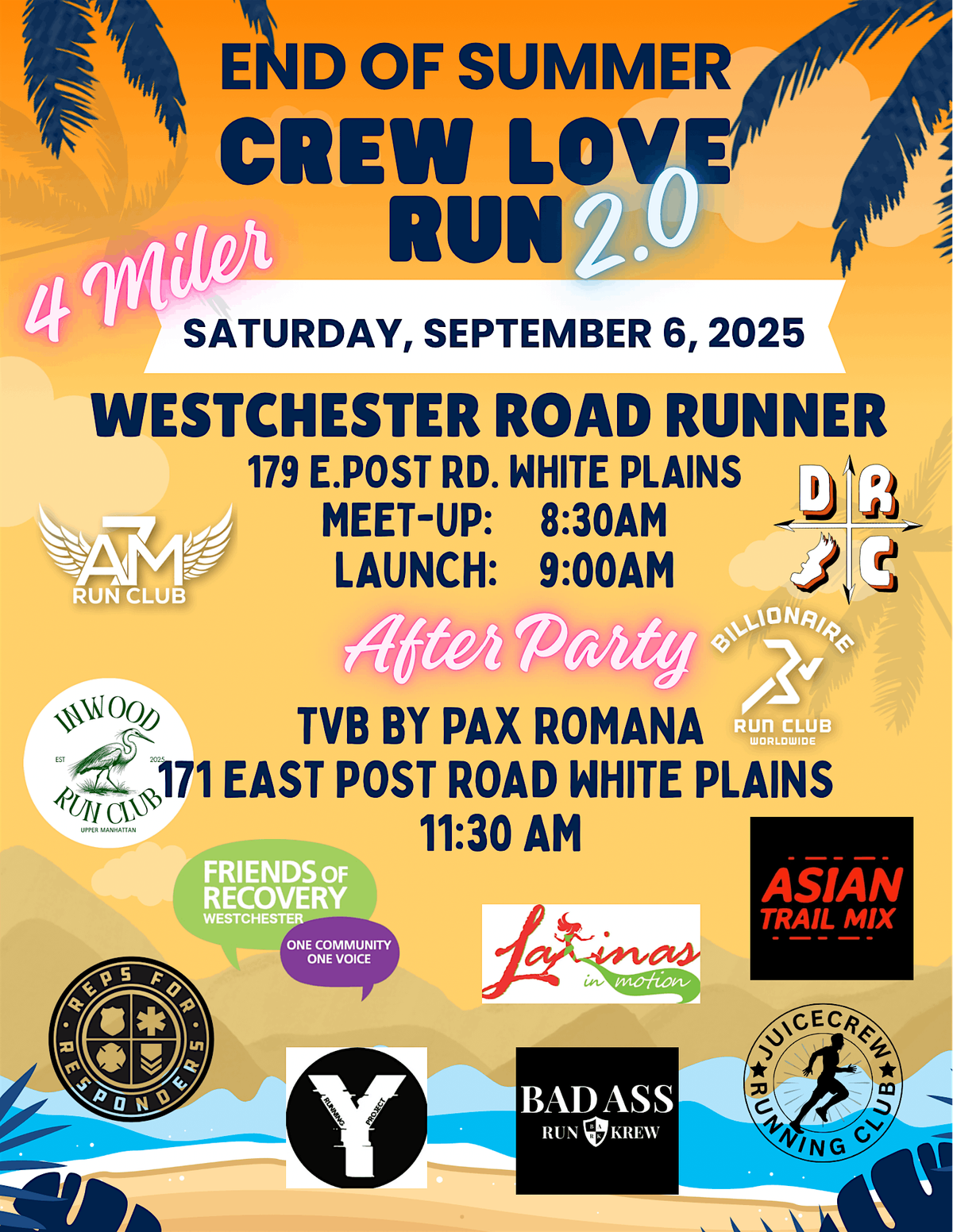 End of Summer Crew Love Run 2.0
