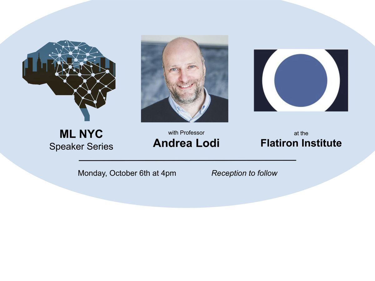 ML-NYC Speaker Series and Happy Hour:  Andrea Lodi