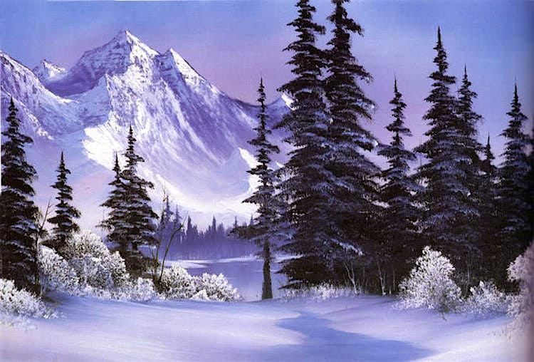 Bob Ross Oils Class Mon February 17th  9am - 3pm $95 Includes All Materials