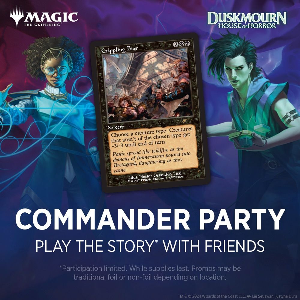 MTG Duskmourn Commander Party