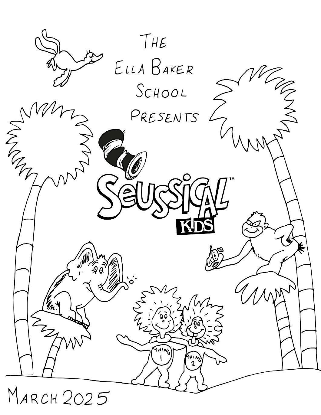 Ella Baker School presents Seussical KIDS, March 7th at 6PM