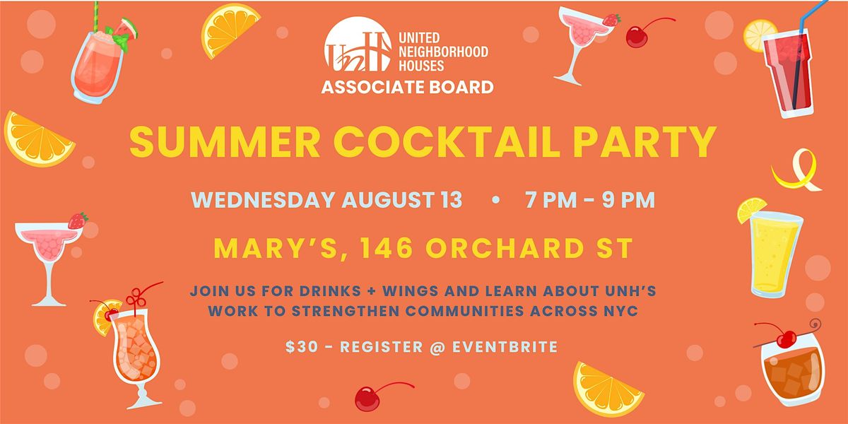 UNH's Associate Board Summer Cocktail Party