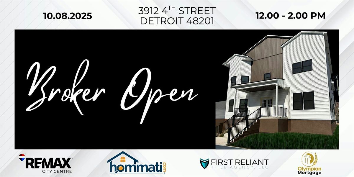 Midtown Detroit Broker Open + Networking Event