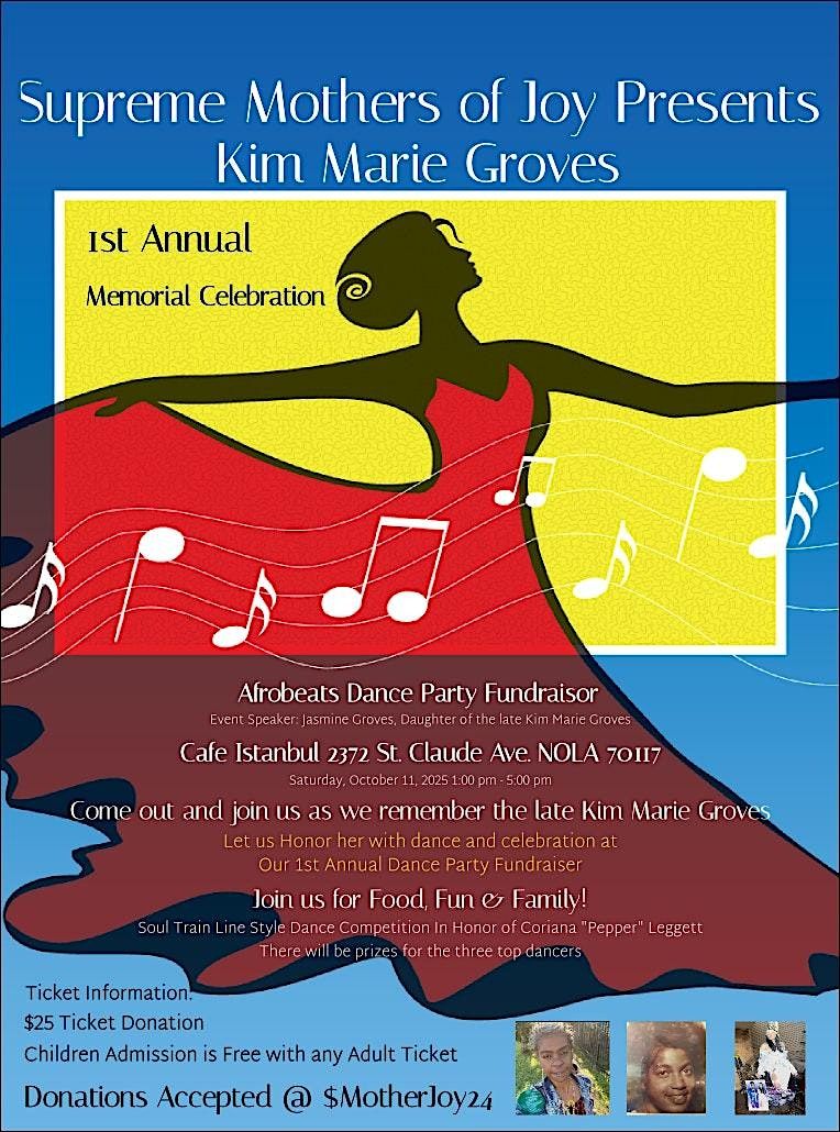 Afrobeats Memorial Dance Party Fundraiser