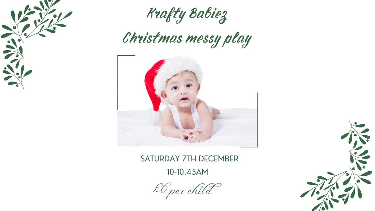 Krafty Kidz Christmas Messy Play session