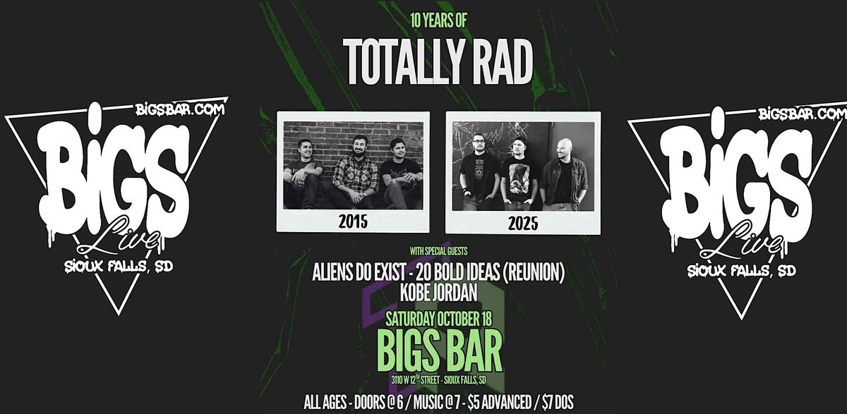 TOTALLY RAD | ALEINS DO EXIST | 20 BOLD IDEAS |KOBE JORDAN at Bigs Bar Live