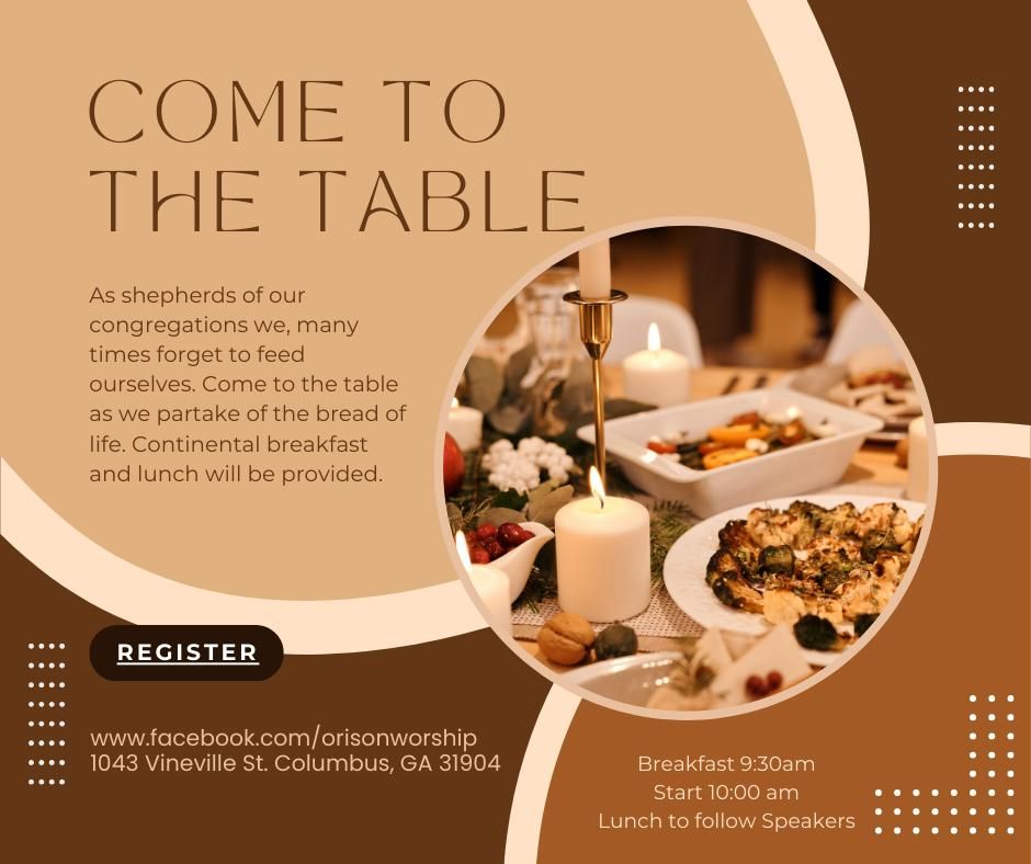 Come to the Table Pastor's Conference