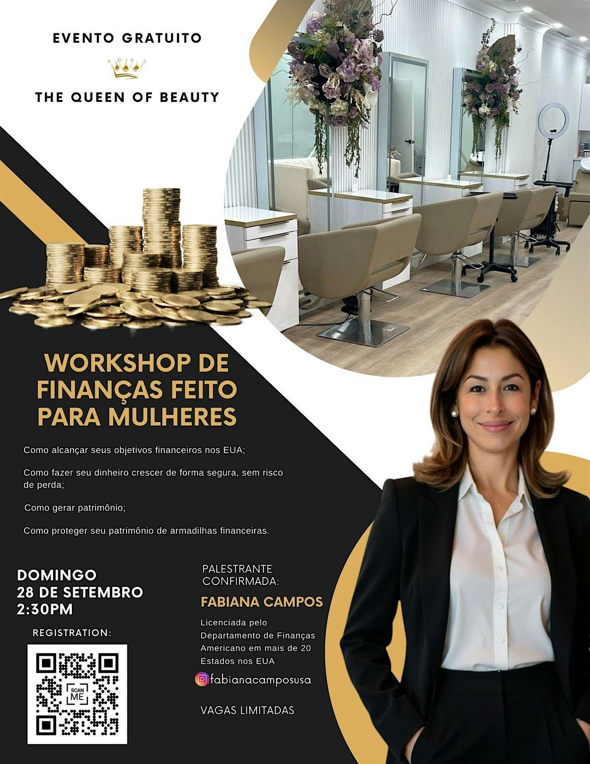WORKSHOP DE FINAN\u00c7AS FEITO PARA MULHERES