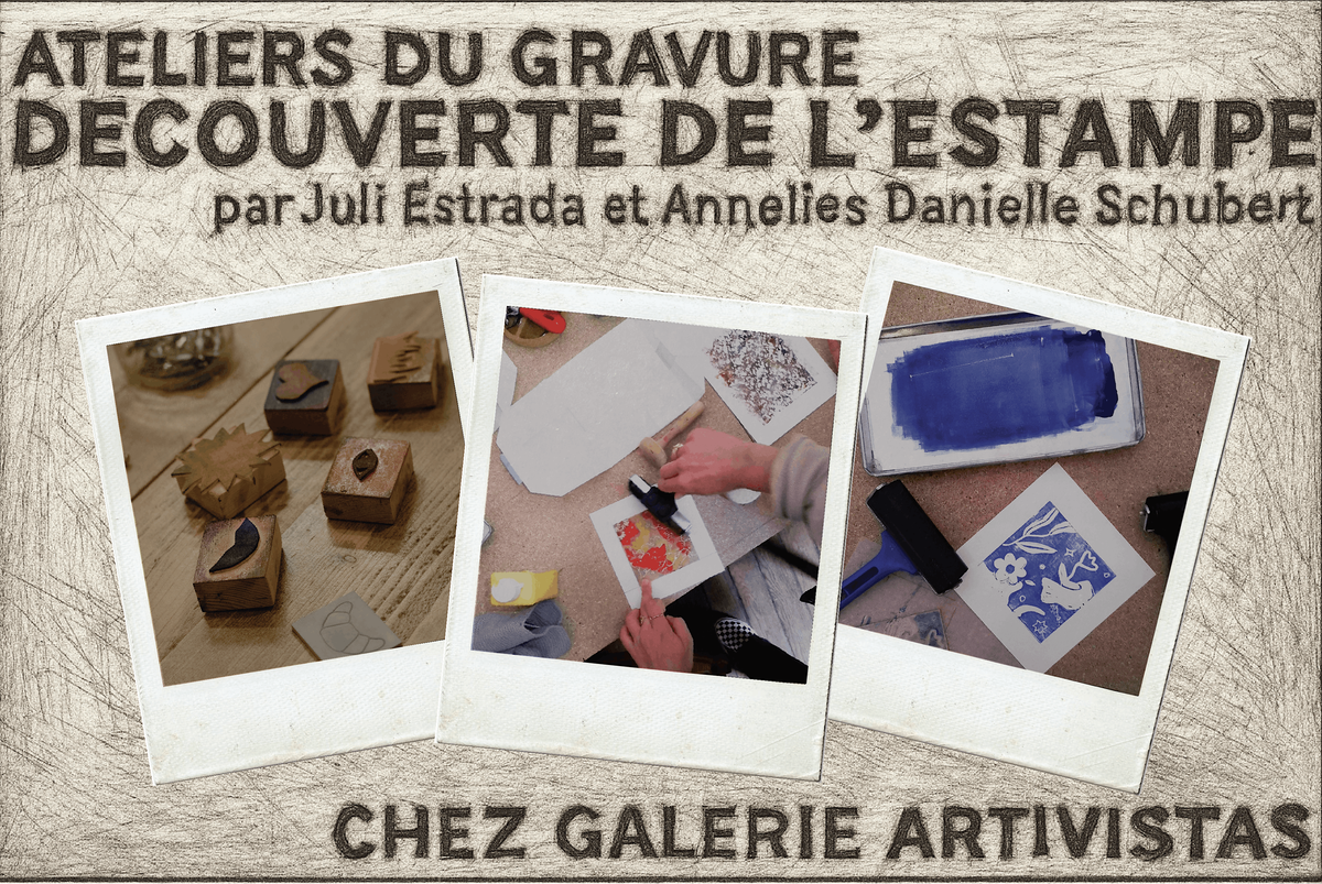 D\u00c9COUVERTE DE L\u2019ESTAMPE |  Ateliers de Gravure chez Artivistas \u2014 Session 7