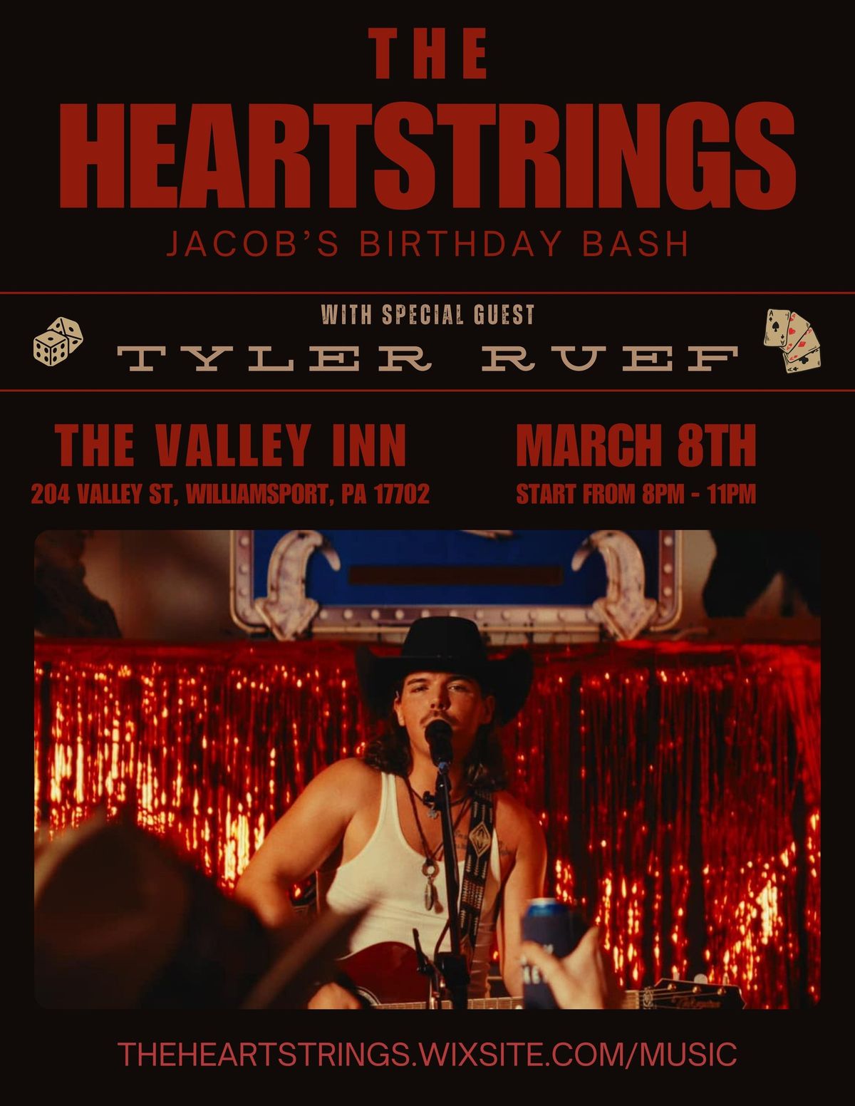 Heartstrings at The Valley for Jacob's B-day Bash